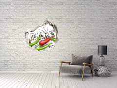 Wallmuralia.sk Diera 3D fototapety na stenu Chilli 125x125 cm