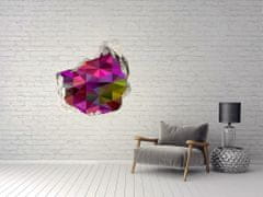 Wallmuralia.sk 3D diera nálepka Abstraktné vlny 100x100 cm