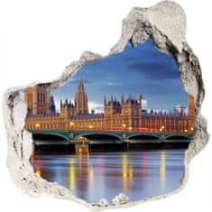 Wallmuralia.sk Diera 3D fototapety na stenu Thames london 125x125 cm