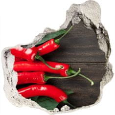 Wallmuralia.sk Samolepiaca diera na stenu Chilli 75x75 cm