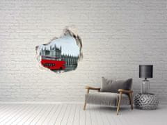 Wallmuralia.sk Diera 3D fototapety nálepka London bus 75x75 cm