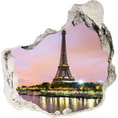 Wallmuralia.sk Diera 3D fototapety na stenu Eiffelova veža v paríži 100x100 cm