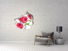 Wallmuralia.sk Diera 3D fototapety na stenu Maliny a voda 125x125 cm