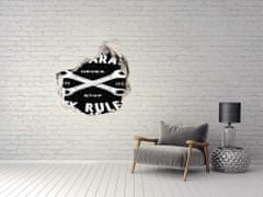 Wallmuralia.sk Diera 3D fototapety nálepka Moja garáž 125x125 cm