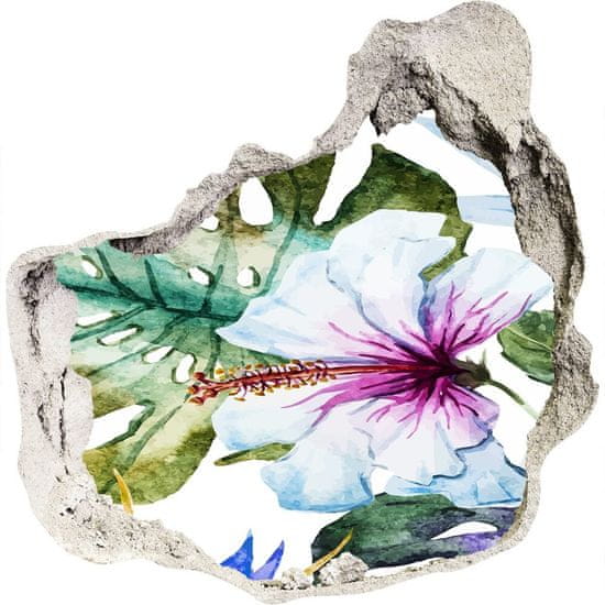 Wallmuralia.sk Diera 3D fototapety nálepka Havajské kvety
