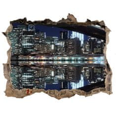 Wallmuralia.sk Fototapeta díra na zeď 3D Brooklyn bridge 120x81 cm