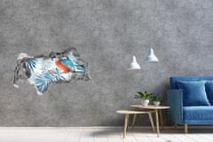 Wallmuralia.sk Diera 3D fototapeta nálepka Rastliny a bird 150x115 cm