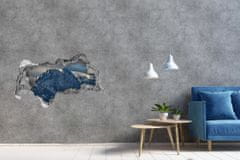 Wallmuralia.sk Diera 3D v stene na stenu Giewont zimné 115x88 cm