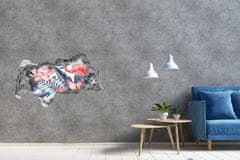 Wallmuralia.sk Diera 3D fototapeta nálepka Plameniaky a rastliny 150x115 cm