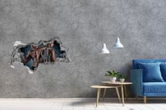 Wallmuralia.sk Foto fotografie diera na stenu Budova sval 150x115 cm