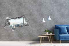 Wallmuralia.sk Foto fotografie diera na stenu Výhľad na mesto 150x115 cm