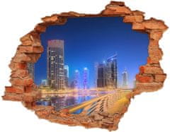Wallmuralia.sk Diera 3D v stene na stenu Dubaj 90x70 cm