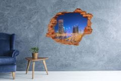 Wallmuralia.sk Diera 3D v stene na stenu Dubaj 90x70 cm