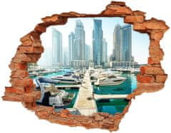 Wallmuralia.sk Diera 3D fototapeta nálepka Marina v dubaji 148x115 cm