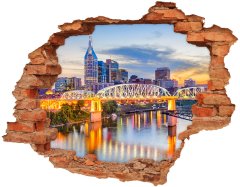 Wallmuralia.sk Diera 3D fototapeta nálepka Bridge tennessee usa 120x93 cm