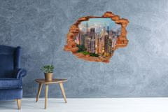 Wallmuralia.sk Diera 3D v stene na stenu Hongkong 148x115 cm