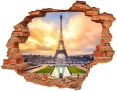 Wallmuralia.sk Diera 3D fototapeta nástenná Eiffelova veža v paríži 90x70 cm