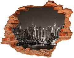 Wallmuralia.sk Diera 3D v stene na stenu Manhattan new york city 148x115 cm