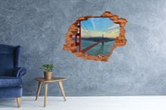 Wallmuralia.sk Diera 3D fototapeta nálepka Bridge v san franciscu 120x93 cm