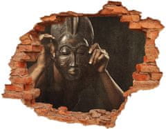 Wallmuralia.sk Diera 3D fototapeta nálepka Africké masky 120x93 cm