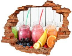 Wallmuralia.sk Diera 3D fototapeta nálepka Ovocné smoothies 120x93 cm