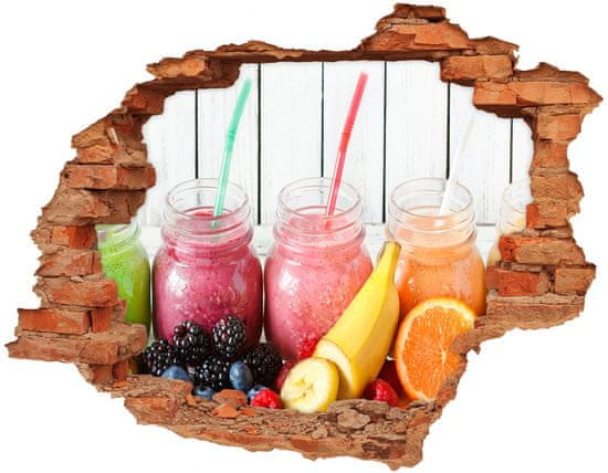 Wallmuralia.sk Diera 3D fototapeta nálepka Ovocné smoothies