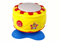 Lean-toys Veľký interaktívny hudobný bubon Svetlá 19 cm