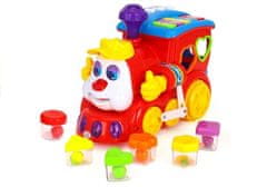 Lean-toys Multifunkčná vzdelávacia lokomotíva s blokmi