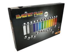 Lean-toys Magnetické kocky Magnastix 560 + sada tabúľ