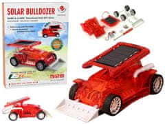 Lean-toys Solárne auto Kit Buldozér Skladacie auto