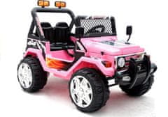 Lean-toys Autobatérie S618 EVA Pink