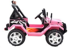 Lean-toys Autobatérie S618 EVA Pink