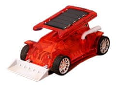 Lean-toys Solárne auto Kit Buldozér Skladacie auto