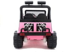 Lean-toys Autobatérie S618 EVA Pink