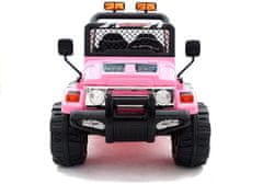 Lean-toys Autobatérie S618 EVA Pink