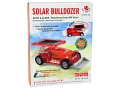 Lean-toys Solárne auto Kit Buldozér Skladacie auto