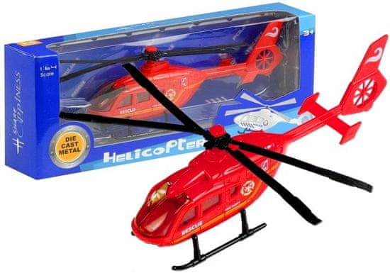 Lean-toys Záchranná helikoptéra Záchranné farby