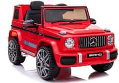 Lean-toys Mercedes G63 AMG Red Auto na batérie