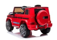 Lean-toys Mercedes G63 AMG Red Auto na batérie