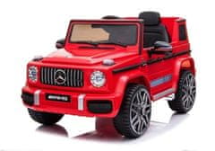 Lean-toys Mercedes G63 AMG Red Auto na batérie