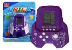 Lean-toys Elektronická hra Tetris Bricks Rocket Purple