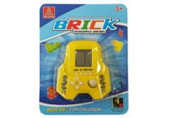 Lean-toys Elektronická hra Tetris Bricks Rocket Yellow