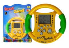 Lean-toys Elektronická hra Tetris Steering Wheel Yellow