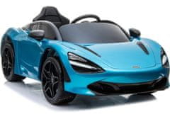 Lean-toys McLaren 720S batéria Auto modrá farba