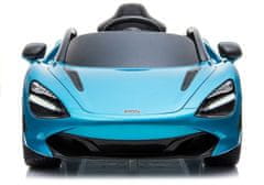 Lean-toys McLaren 720S batéria Auto modrá farba