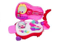 Lean-toys Toaletný stolík v kufríku na kolieskach Fiddle Mirror