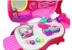 Lean-toys Toaletný stolík v kufríku na kolieskach Fiddle Mirror