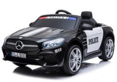 Lean-toys Mercedes SL500 Policajné batériové vozidlo čierne