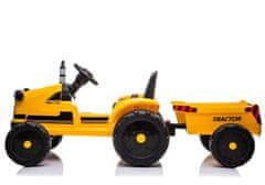 Lean-toys Batériový traktor s prívesom CH9959 Yellow