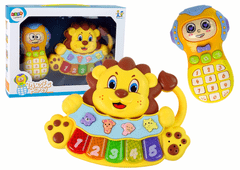 Lean-toys Pianin a telefón Interactive Lion